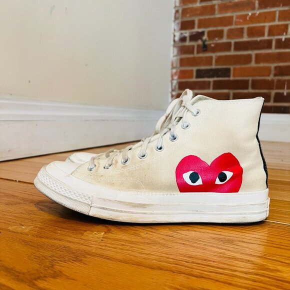Converse x Comme des Garcons Chuck 70 PLAY shoes sneakers 9 - Picture 1 of 16